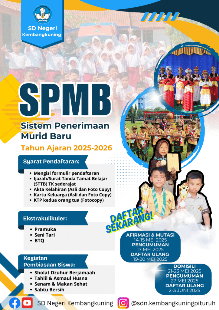 SPMB SD Negeri Kembangkuning